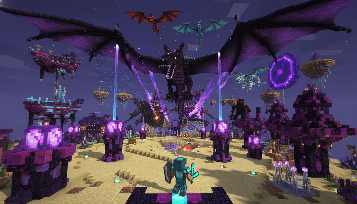 Best End and Dragon Addons for Minecraft Bedrock - Minecraft Bedrock guide