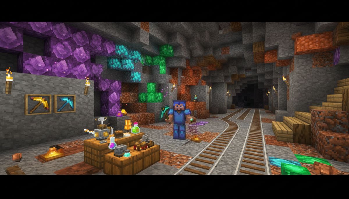 Best Ores and Mining Addons for Minecraft Bedrock - Minecraft Bedrock guide