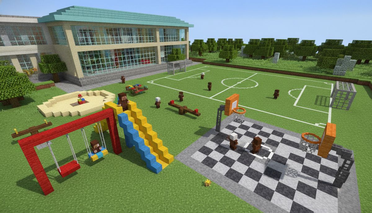 Best Playground and School Yard Addons for Bedrock - Minecraft Bedrock guide