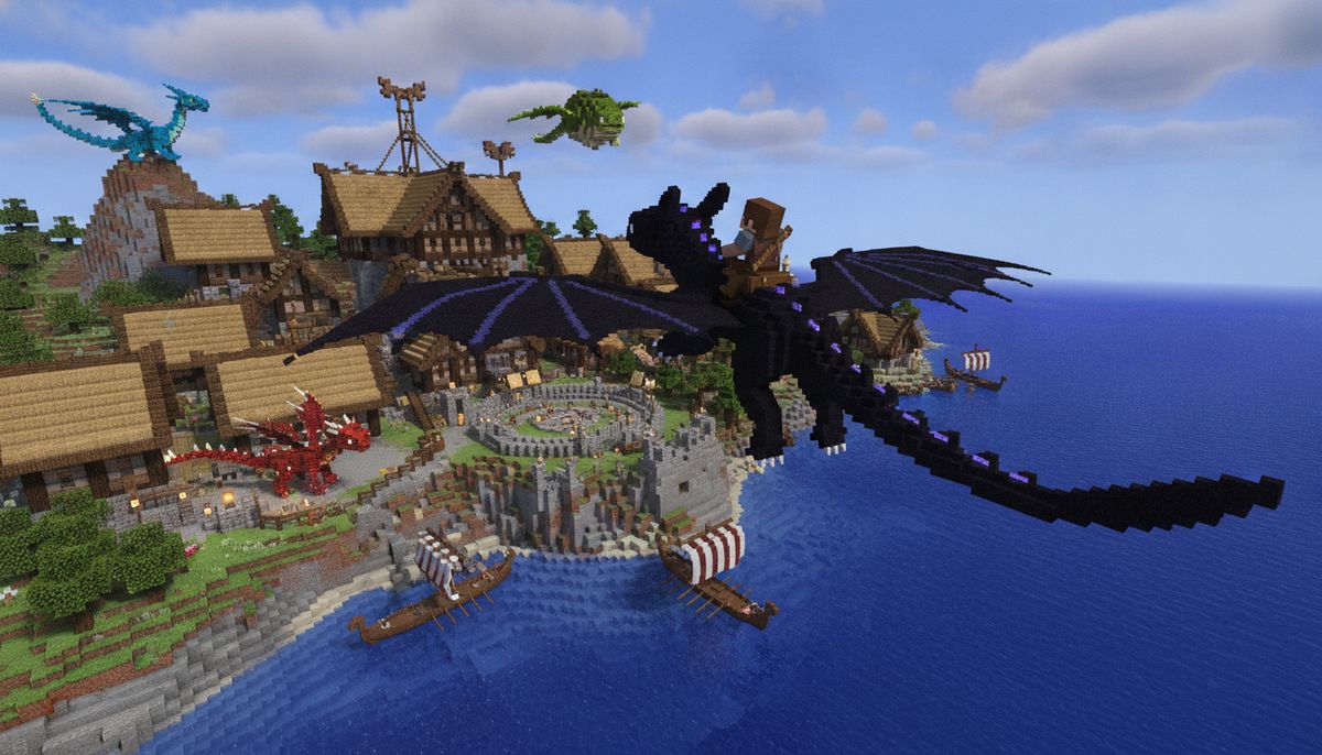 HTTYD Addon for Minecraft Bedrock - Dragons Guide - Minecraft Bedrock guide